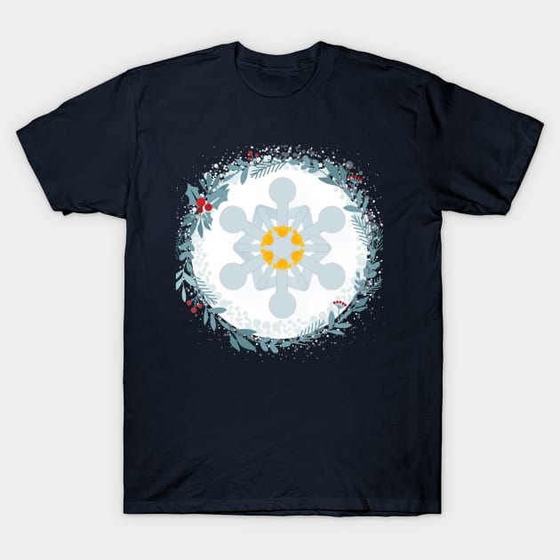 Snowflake T-Shirt by IKIosifelli